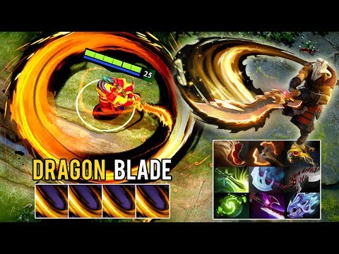 NEW DRAGON BLADE ITEM! EPIC IMMORTAL Item + Arcana - 9 ITEMS Juggernaut INSANE Game - Dota 2