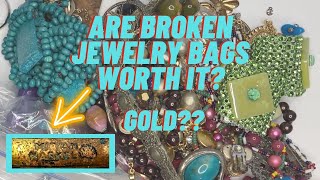 Are Broken Jewelry Bags Worth It? Gold?? Profit??