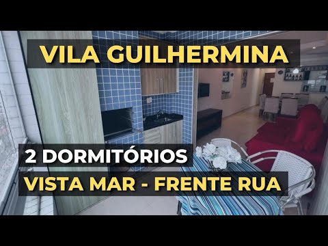 Apartamento à venda na Vila Guilhermina - Vista Mar - Mobiliado