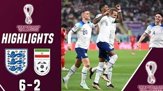 England vs Iran 6-2 Highlights & All Goals - 2022