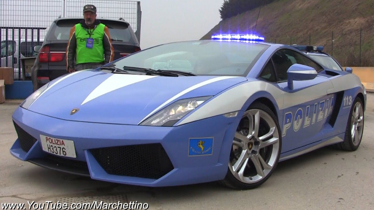 POLICE Lamborghini Gallardo LP560-4 Accelerations thumnail