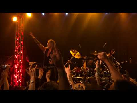 150611 Sebastian Bach yells at fan filming the show// Nectar Lounge // Seattle // USA