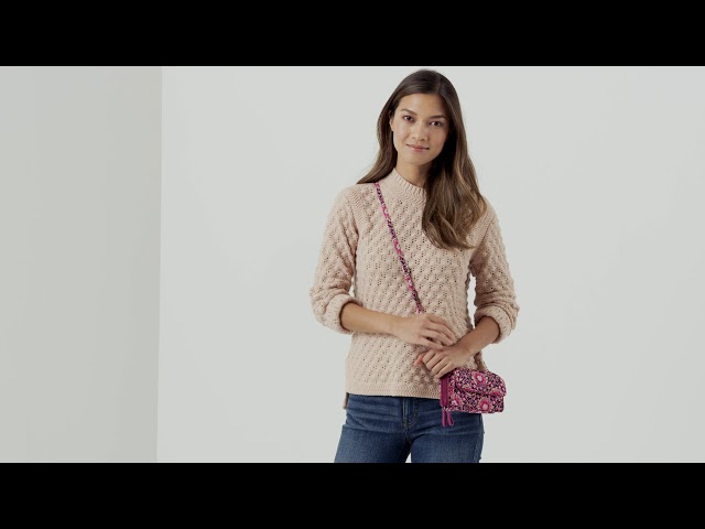 Vídeo relacionado con Vera Bradley - Cartera de Sarga para Mujer con protección RFID, Azul Marino clásico, Talla única