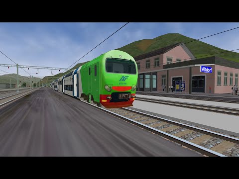 Open Rails TAF FNM Flüelen - Erstfeld