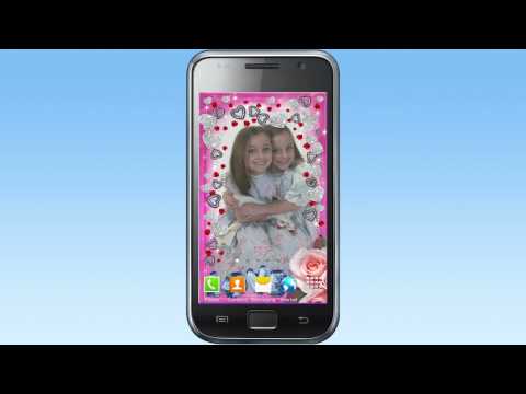 Diamond photo frames. ANIMATED Video