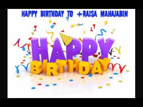 Happy birthday +Raisa Mahajabin