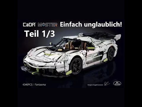Aufbauvideo + Getriebetestlauf / CADA - Fantasma / C61048W / Ein Tehnik-Highlight! / Teil 1 v. 3