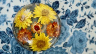 EASY DIY! Dried Flowers in Resin!  🌼🌿// Garden Answer