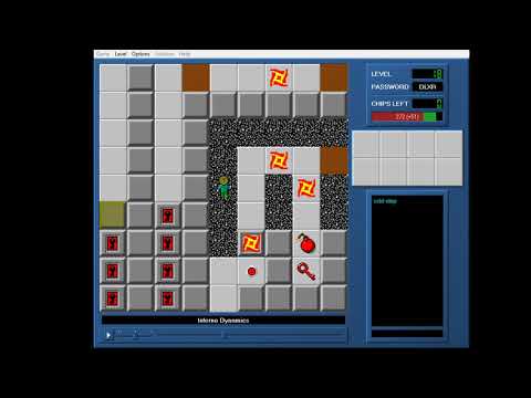 CCLP4 level 18 solution - 221 seconds
