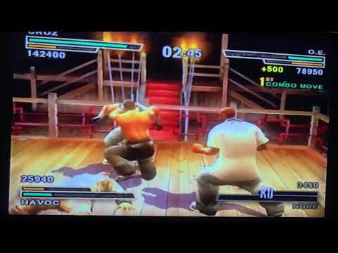 Def Jam Fight for NY - Cruz Vs O.E. Vs Havoc Vs NORE (Hard)