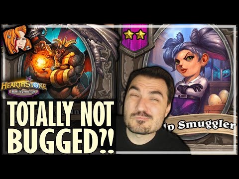 TOTALLY NOT BUGGED WIN AT ALL - Hearthstone Battlegrounds
