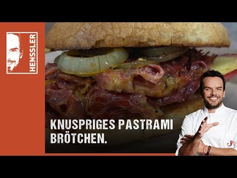 Quick crispy pastrami roll recipe by Steffen Henssler