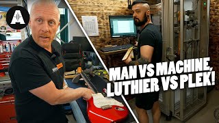 Video thumbnail for Man vs Machine - PLEK vs Luthier? Feat. Milehouse Studios by Andertons Music Co