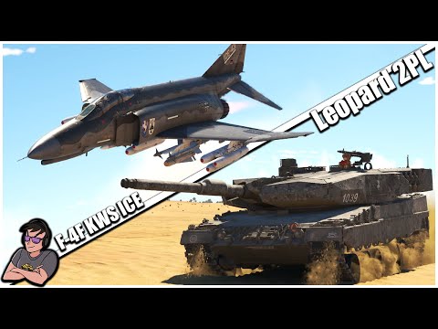The German SLEEPER Combo That BALANCES High Tier - Leopard 2PL & F-4F KWS ICE - War Thunder