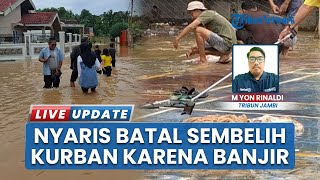 Banjir Akibatkan Jemaah Langgar Al Iklas Kota Jambi Sembelih Hewan Kurban Dengan Kondisi Seadanya