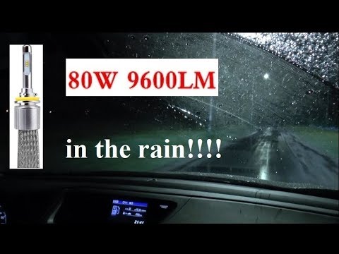 Philips LED bulbs in the rain - Are they good enough? See the video.