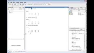 Download the video "Matlab Tutorial - Multiplying Matrices"