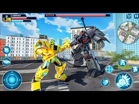 Army Tank bus car jet transformation Robot Game 2026 /  Military Robot Tank - Android gameplay