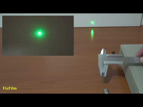 Fényelhajlás résen