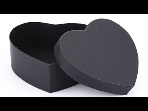 How To Make Heart Shaped Paper Gift Box - Heart Box - Paper Craft | DIY |