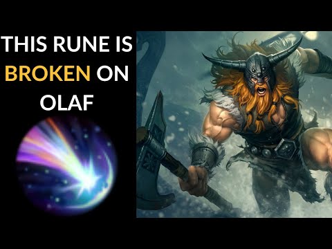 This rune makes Olaf BROKEN! - (Diamond Olaf Jungle)