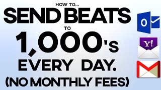 HOW TO SEND BEATS TO 1000'S OF RAPPERS EVERYDAY FROM YOUR DESKTOP! WITHOUT MAILCHIMP OR AWEBER