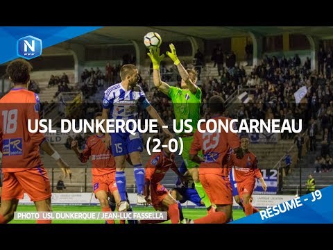 J9: USL Dunkerque - US Concarneau (2-0), le résumé
