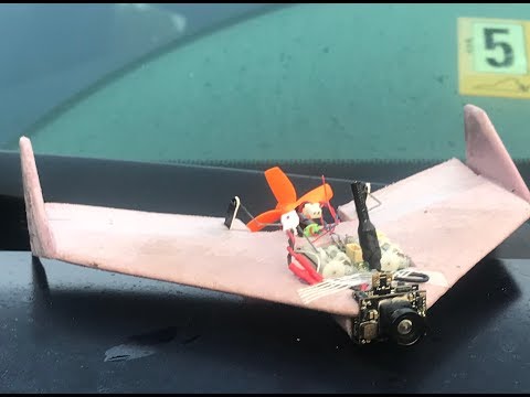 World's smallest FPV wing? - Maiden flight