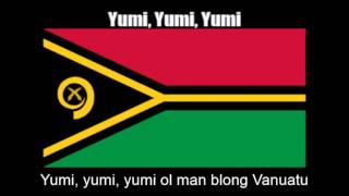 National Anthem of Vanuatu (Yumi, Yumi, Yumi) - Nightcore Style With Lyrics