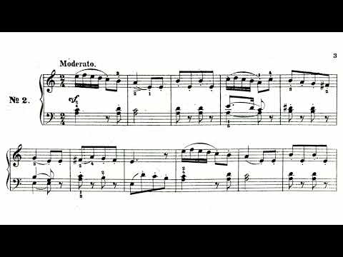 Alexander Goedicke: 20 Little Piano Pieces for Beginners, op. 6, no. 2 (with score)