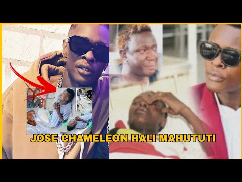 hajafariki!Jose Chameleon in Bad condition hospitized  in unganda Hali Mahututi