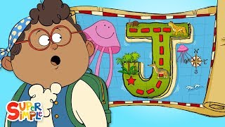 Alphabet Cartoon - A Joyful Journey on "J" Island with the ABC Pirates