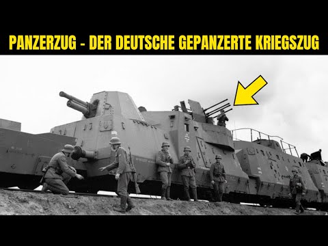 The armored train used by the Germans in World War II: Panzerzug (armored train).