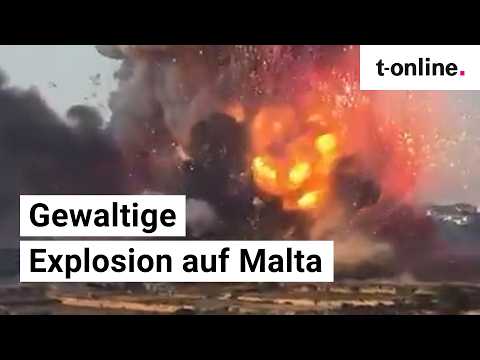 Video Thumbnail: Malta: Explosion in Feuerwerksfabrik