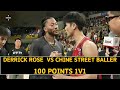 Derrick Rose 100pts 1on1 VS Chinese Street Baller