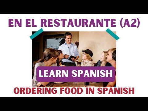 Aprenda espanhol: Nível A2: En el restaurante Espanhol intermediário