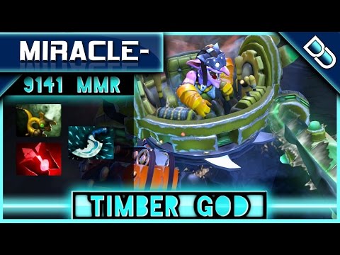 Miracle- Timbersaw ✪ 9141 MMR Carry Game