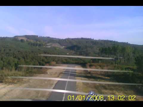 Aerial view from radio controled airplane - Coja Aerodrome - 2011-02