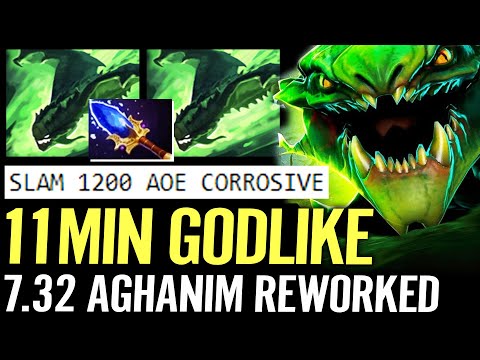 🔥 7.32 Viper NEW SKILL Aghanim Reworked — NOSEDIVE 11min GODLIKE Crazy Slam 1200 AOE Dota 2 Pro