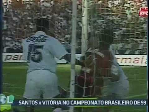 Santos 3 x 3 Vitória - Brasileiro 1993