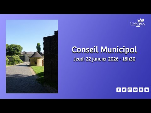 Conseil Municipal - Jeudi 22 janvier 2026