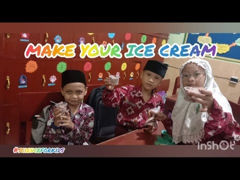 MAKE YOUR ICE CREAM WITH SCIENCE | FUN SCIENCE EXPERIMENTS FOR KIDS #sciencesforkids