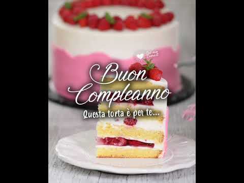 Questa torta è per te. Video di Buon Compleanno con canzoncina