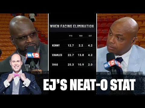 The Inside Guys Compare Career Stats When Facing Elimination 🤣 | EJ’s Neat-O Stat