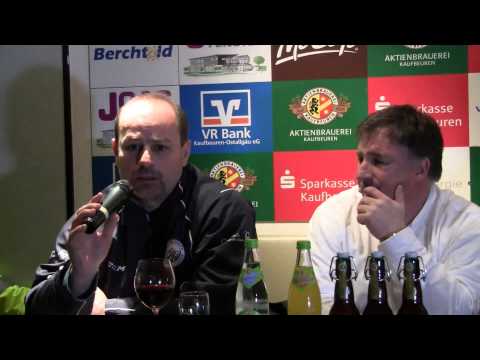 Pressekonferenz ESVK vs Riessersee am 10.01.2014 (Wir sind Kaufbeuren)