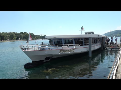 Mit dem Schiff auf der Aare von Solothurn nach Biel