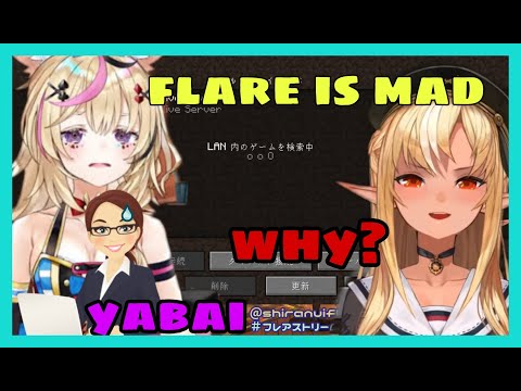 Hololive Cut - Shiranui Flare (Jokingly) Scold Polka's Manager After Minecraft Collab Canceled [Hololive/Eng Sub]