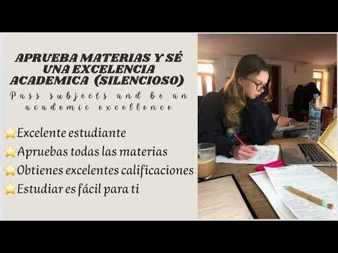 🎧🧠 Poderoso subliminal SILENCIOSO para estudiantes aprobar materias y tener excelencia  | UNISEX  🎧🧠
