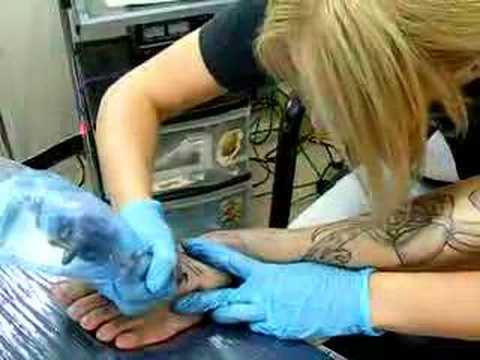 Joelle's first tatoo