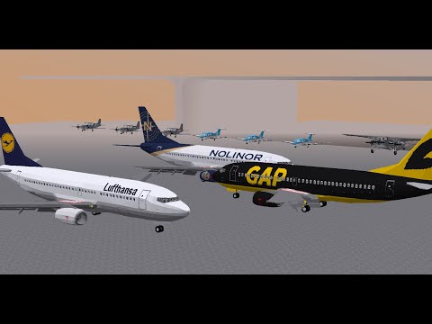 Minecraft Transport Simulator (MTS V19) 1.12.2+ Golden Aerotransport Partnership  GAP Boeing 737-300
